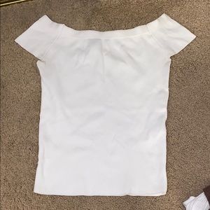 Off shoulder crop top